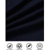 imageCOOFANDY Mens Waffle Button Down Shirts Casual Long Sleeve Shacket Jacket with PocketsNave Blue
