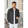 imageCOOFANDY Mens Wrinkle Free Shirt Casual Button Down Long Sleeve Dress ShirtsBlack