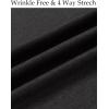 imageCOOFANDY Mens Wrinkle Free Shirt Casual Button Down Long Sleeve Dress ShirtsBlack