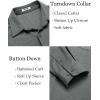 imageCOOFANDY Mens Wrinkle Free Shirt Casual Button Down Long Sleeve Dress ShirtsDark Grey