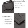 imageCOOFANDY Mens Wrinkle Free Shirt Casual Button Down Long Sleeve Dress ShirtsGrey