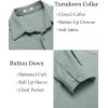 imageCOOFANDY Mens Wrinkle Free Shirt Casual Button Down Long Sleeve Dress ShirtsLight Blue