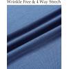 imageCOOFANDY Mens Wrinkle Free Shirt Casual Button Down Long Sleeve Dress ShirtsSky Blue
