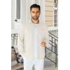 imageCOOFANDY Mens Wrinkle Free Shirt Casual Button Down Long Sleeve Dress ShirtsWhite