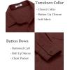imageCOOFANDY Mens Wrinkle Free Shirt Casual Button Down Long Sleeve Dress ShirtsWine Red