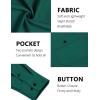 imageCOOFANDY Mens Casual Button Down Shirts Long Sleeve Wrinkle Free Untucked Dress ShirtsGreen