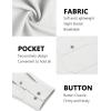 imageCOOFANDY Mens Casual Button Down Shirts Long Sleeve Wrinkle Free Untucked Dress ShirtsWhite