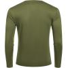 imageCOOFANDY Mens Henley Shirts Long Sleeve Fashion Casual Tee Basic Lightweight TShirtArmy Green