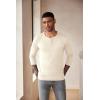 imageCOOFANDY Mens Henley Shirts Long Sleeve Fashion Casual Tee Basic Lightweight TShirtBeige