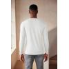 imageCOOFANDY Mens Henley Shirts Long Sleeve Fashion Casual Tee Basic Lightweight TShirtWhite