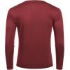 imageCOOFANDY Mens Henley Shirts Long Sleeve Fashion Casual Tee Basic Lightweight TShirtWine Red