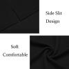 imageCOOFANDY Mens Casual Button Down Shirts Short Sleeve Regular Fit Untucked Dress Shirts Knit TexturedAblack