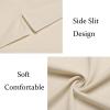 imageCOOFANDY Mens Casual Button Down Shirts Short Sleeve Regular Fit Untucked Dress Shirts Knit TexturedBeige