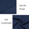 imageCOOFANDY Mens Casual Button Down Shirts Short Sleeve Regular Fit Untucked Dress Shirts Knit TexturedNavy Blue