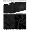 imageCOOFANDY Mens Crewneck Sweater Casual Dress Pullover Sweater Slim Fit Lightweight Long Sleeve Raglan SweatersBlack