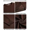 imageCOOFANDY Mens Crewneck Sweater Casual Dress Pullover Sweater Slim Fit Lightweight Long Sleeve Raglan SweatersBrown