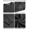 imageCOOFANDY Mens Crewneck Sweater Casual Dress Pullover Sweater Slim Fit Lightweight Long Sleeve Raglan SweatersDark Grey