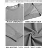 imageCOOFANDY Mens Crewneck Sweater Casual Dress Pullover Sweater Slim Fit Lightweight Long Sleeve Raglan SweatersLight Grey