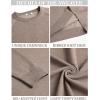 imageCOOFANDY Mens Crewneck Sweater Casual Dress Pullover Sweater Slim Fit Lightweight Long Sleeve Raglan SweatersLight Khaki