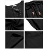 imageCOOFANDY Mens Linen Outfits Drawstring Tank Tops Casual Elastic Waist Shorts SetBlack