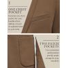 imageCOOFANDY Mens Casual Knit Blazer Slim Fit Sport Coat Stretch Two Button Suit JacketBrown