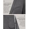 imageCOOFANDY Mens Casual Knit Blazer Slim Fit Sport Coat Stretch Two Button Suit JacketDark Gray