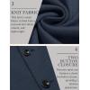 imageCOOFANDY Mens Casual Knit Blazer Slim Fit Sport Coat Stretch Two Button Suit JacketNavy Blue