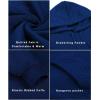 imageCOOFANDY Mens Hooded Sweatshirt Long Sleeve Quilted Sweatshirt Casual Fashion Pullover Hoodies with PocketDark Blue