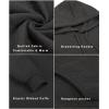 imageCOOFANDY Mens Hooded Sweatshirt Long Sleeve Quilted Sweatshirt Casual Fashion Pullover Hoodies with PocketDark Grey