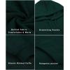 imageCOOFANDY Mens Hooded Sweatshirt Long Sleeve Quilted Sweatshirt Casual Fashion Pullover Hoodies with PocketGreen