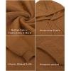 imageCOOFANDY Mens Hooded Sweatshirt Long Sleeve Quilted Sweatshirt Casual Fashion Pullover Hoodies with PocketLight Brown