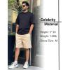 imageCOOFANDY Mens Linen Shorts Elastic Waist Drawstring Shorts Casual Summer Beach ShortsKhaki