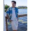 imageCOOFANDY Mens Linen Shorts Elastic Waist Drawstring Shorts Casual Summer Beach ShortsLinen Khaki