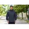 imageCOOFANDY Mens Rain Jacket Waterproof Packable Raincoat Lightweight Rain Shell Hood Travel Golf Hiking Cycling Zip PocketsDark Blue