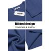 imageCOOFANDY Mens Ribbed Crewneck Sweater Long Sleeve Slim Fit Knitted Pullover SweaterBlue