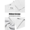 imageCOOFANDY Mens Ribbed Crewneck Sweater Long Sleeve Slim Fit Knitted Pullover SweaterWhite