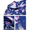 imageCOOFANDY Hawaiian Shirt for Men Floral Tropical Shirts Short Sleeve Casual Button Down Beach ShirtBluebird