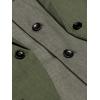 imageCOOFANDY Mens Layered Suit Vest Business Dress Vests Formal Wedding Waistcoat Slim FitArmy Green