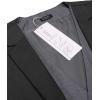 imageCOOFANDY Mens Layered Suit Vest Business Dress Vests Formal Wedding Waistcoat Slim FitBlack