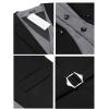 imageCOOFANDY Mens Layered Suit Vest Business Dress Vests Formal Wedding Waistcoat Slim FitBlack