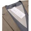 imageCOOFANDY Mens Layered Suit Vest Business Dress Vests Formal Wedding Waistcoat Slim FitBrown