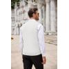 imageCOOFANDY Mens Sweater Vest V Neck Slim Fit Cable Knitted Sleeveless Pullover SweaterIvory