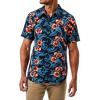 Orange/Blue-floral