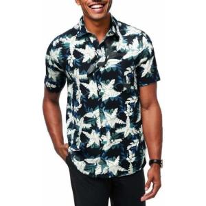 imageCOOFANDY Hawaiian Shirt for Men Floral Tropical Shirts Short Sleeve Casual Button Down Beach ShirtGreen