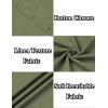 imageCOOFANDY Mens Beach Summer Shirts Linen Texture Shirts Short Sleeve Casual Button Down ShirtArmy Green