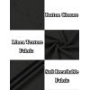 imageCOOFANDY Mens Beach Summer Shirts Linen Texture Shirts Short Sleeve Casual Button Down ShirtBlack