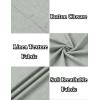imageCOOFANDY Mens Beach Summer Shirts Linen Texture Shirts Short Sleeve Casual Button Down ShirtLight Green