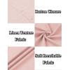 imageCOOFANDY Mens Beach Summer Shirts Linen Texture Shirts Short Sleeve Casual Button Down ShirtLight Pink