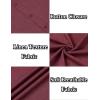 imageCOOFANDY Mens Beach Summer Shirts Linen Texture Shirts Short Sleeve Casual Button Down ShirtWine Red