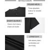 imageCOOFANDY Mens Henley Shirts Short Sleeve Casual Button Down Shirts Lightweight Summer Basic TeeBlack